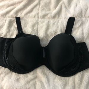 Elomi Amelia Bandless Moulded Bra 44H Black